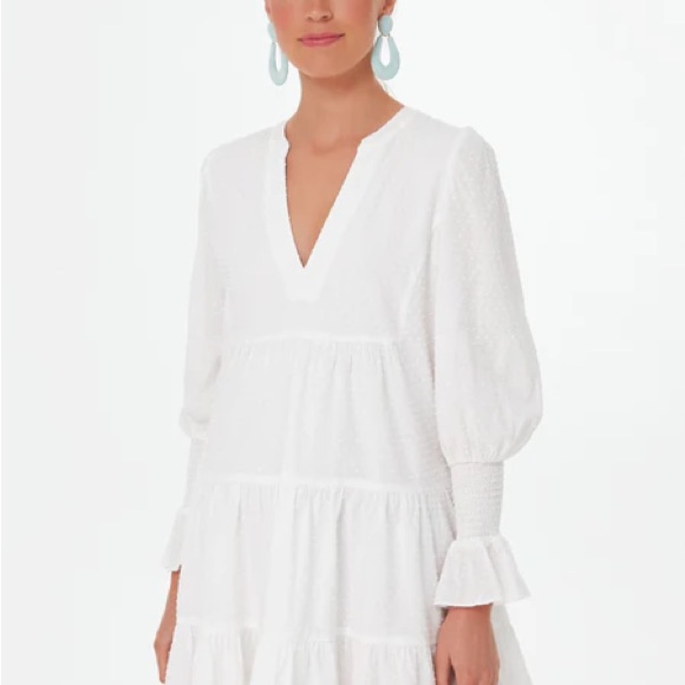 Pomander Place White Long Sleeve Dress